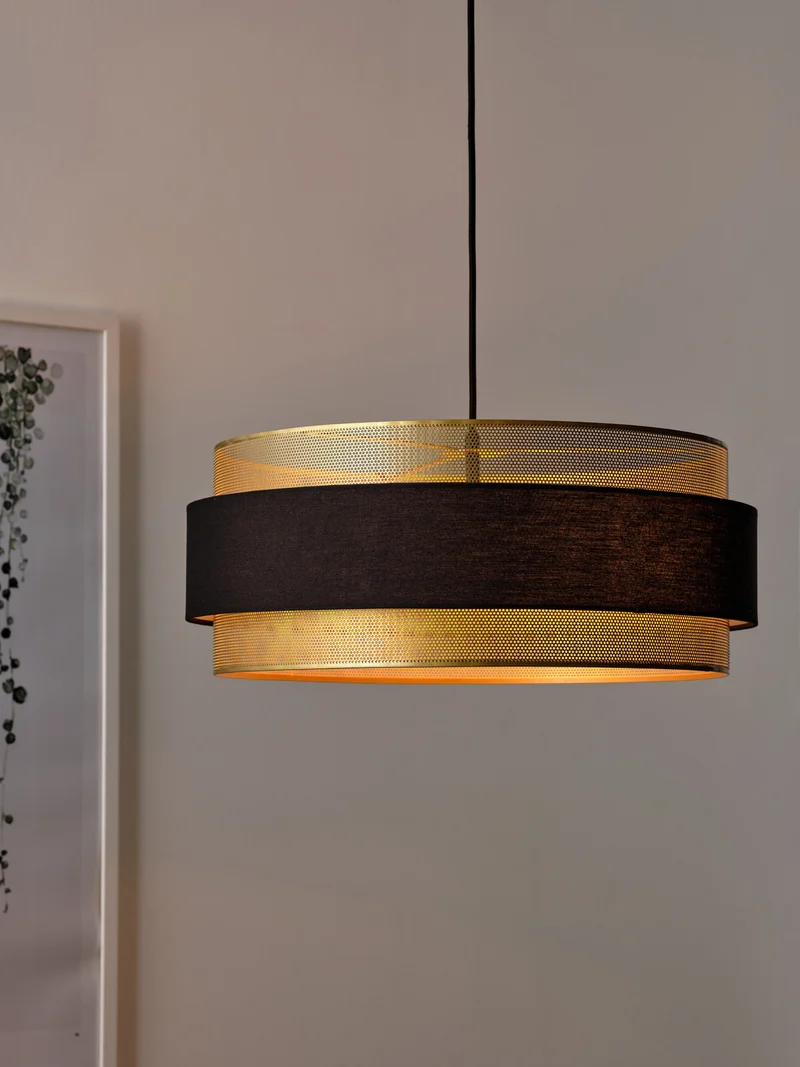 B-Ware OSRAM Pendelleuchte Hängelampe Hornet 3 x E27 Schwarz Decor Innenbereich Lampe