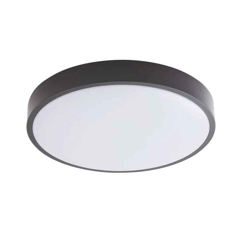B-Ware Lindby Deckenleuchte Lampe LED Smart Schwarz Tuya App Steuerung RGB CCT 38 cm