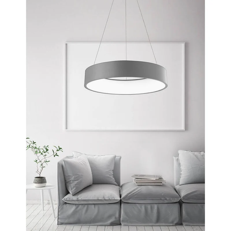 Rando LED Hängelampe Grau Ø 60cm