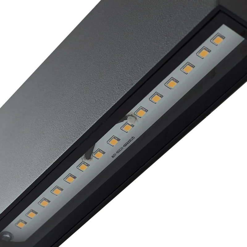 B-Ware Lindby LED Außenwandlampe Leuchte Jarte schwarz Metall IP54 17cm