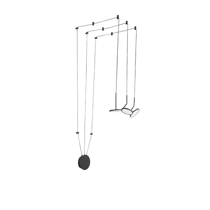 Luccelo LED Wand- & Hängeleuchte Schwarz
