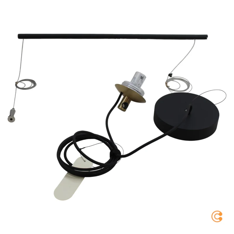 B-Ware Pendelleuchte Hängeleuchte nh s1 14 Kugel Messing Weiß satiniert Glas Lampe