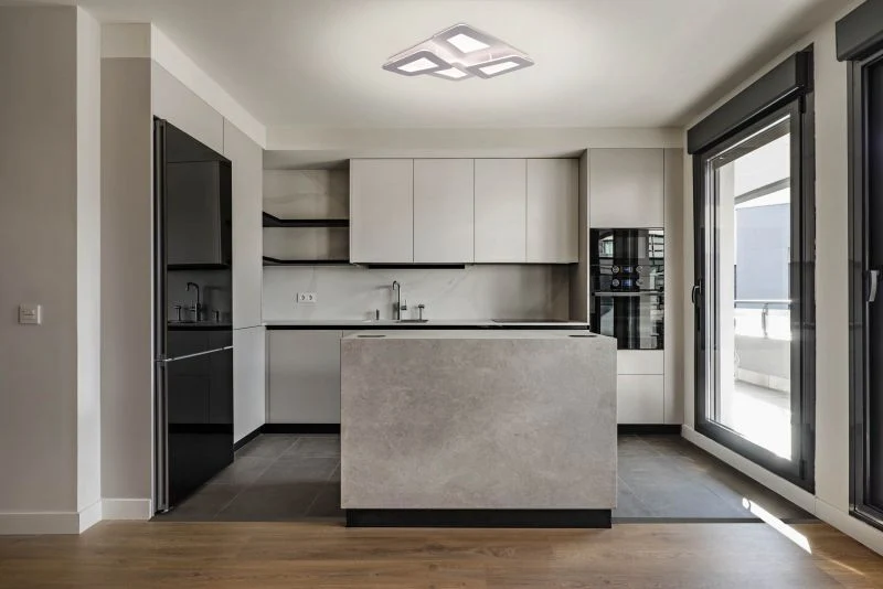 B-Ware Näve LED Deckenleuchte Leuchte Simen weiß Fernbedienung Metall 48x48 cm CCT