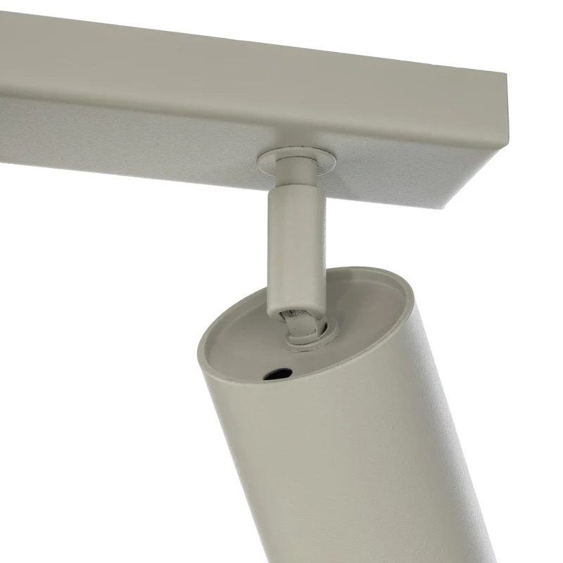 B-Ware Deckenstrahler Zoom Deckenleuchte Strahler grau beige Stahl 5-flg Lampe GU10927
