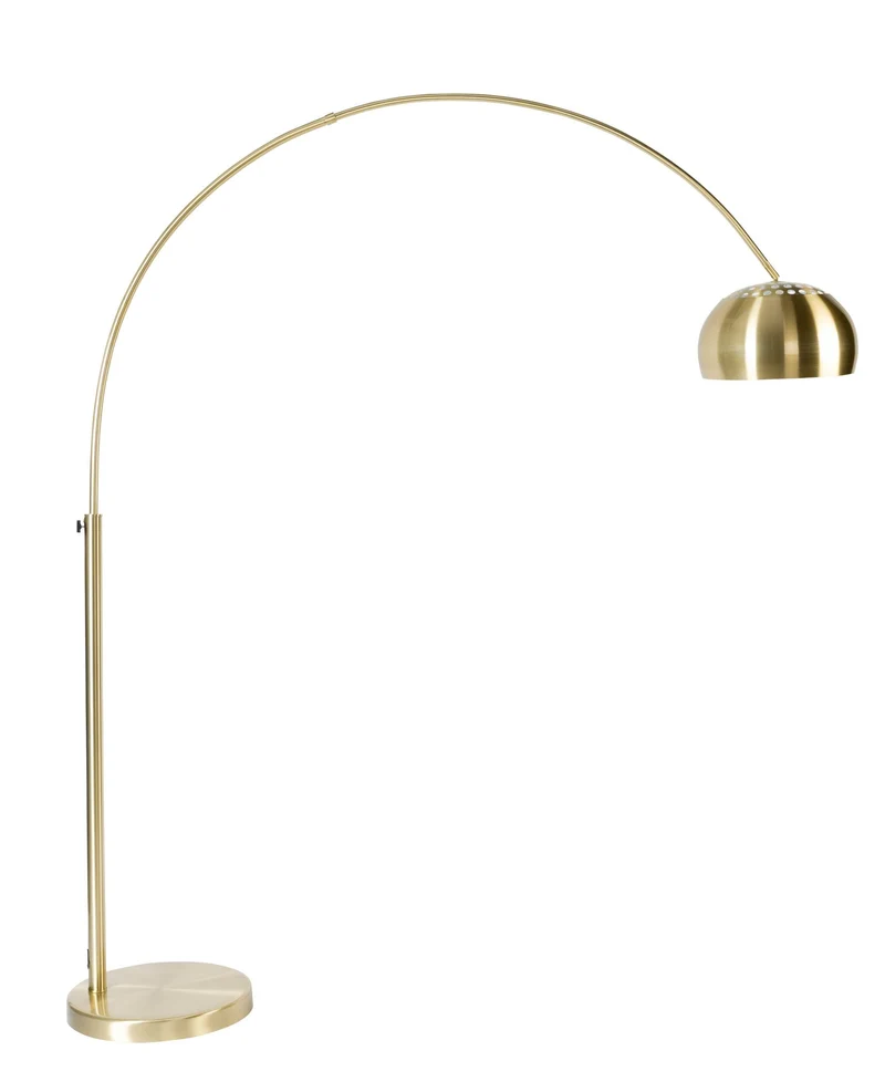 Bogenlampe METAL BOW Messing Stehlampe von ZUIVER