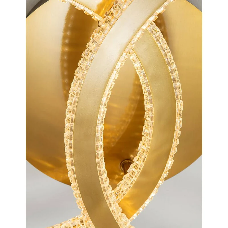 Cilion LED Deckenlampe Metall Gold