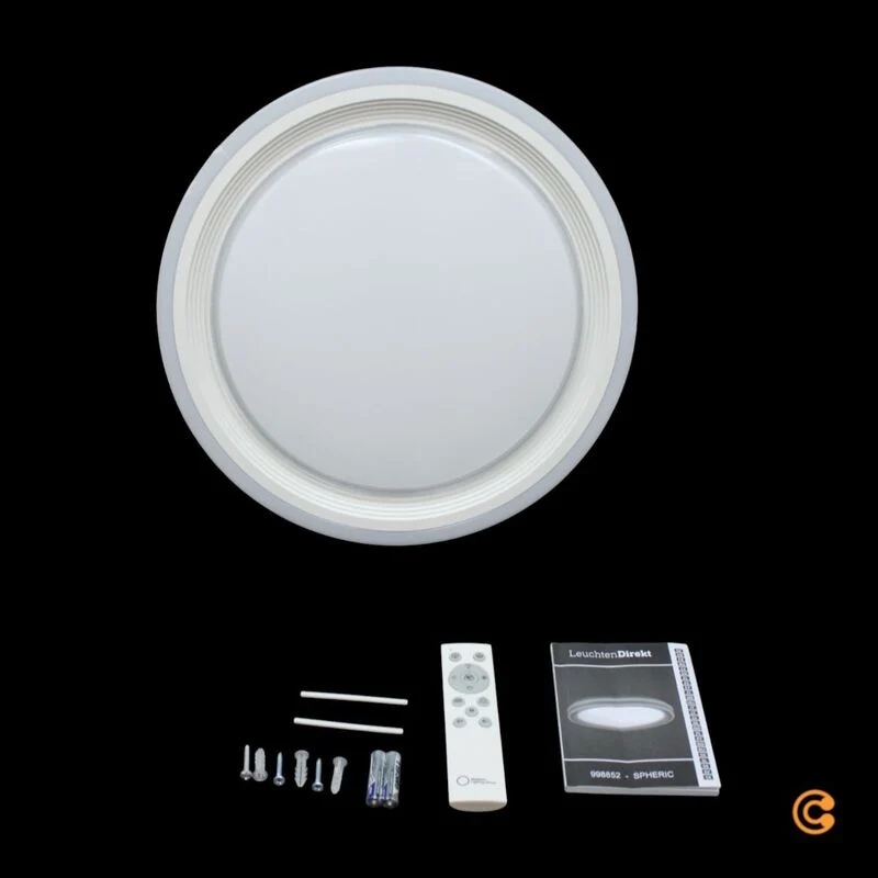 B-Ware JUST LIGHT Deckenleuchte Lampe LED Spheric CCT RGB weiß Ø 40cm Fernbedienung