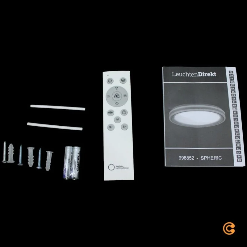 B-Ware JUST LIGHT Deckenleuchte Lampe LED Spheric CCT RGB weiß Ø 40cm Fernbedienung