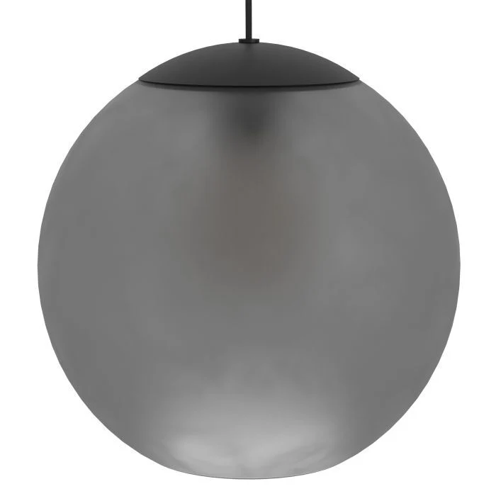 B-Ware Eglo Pendelleuchte Hängeleuchte Glas grau matt Arangona Wohnzimmer Esszimmer