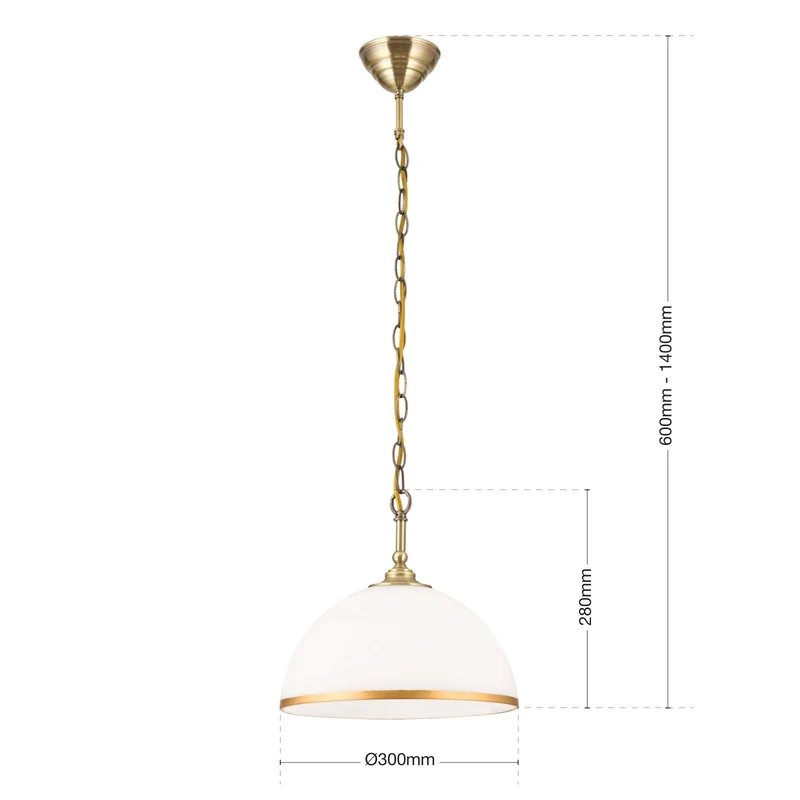 B-Ware Orion Hängeleuchte Old Lamp Hängelampe Deckenlampe Licht Kettenaufhängung 1fl.