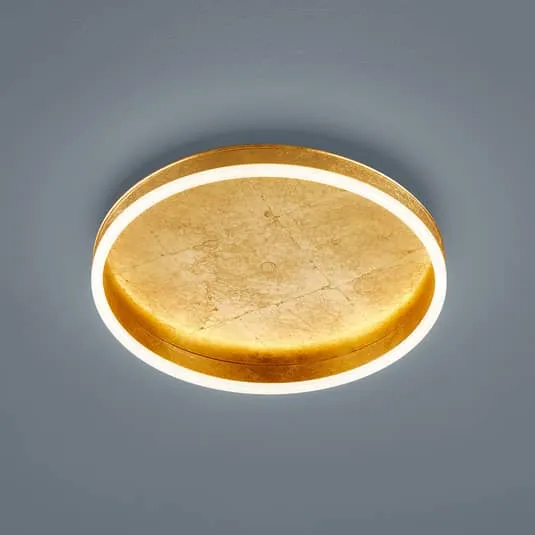 B-Ware Helestra Sona LED-Deckenlampe Deckenlampe Leuchte Lampe dimmbar Ø40cm gold 24W
