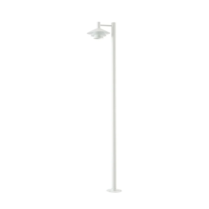 B-Ware Lucande Außenleuchte Außenlampe LED Montaro Weiß Aluminium Polycarbonat IP54