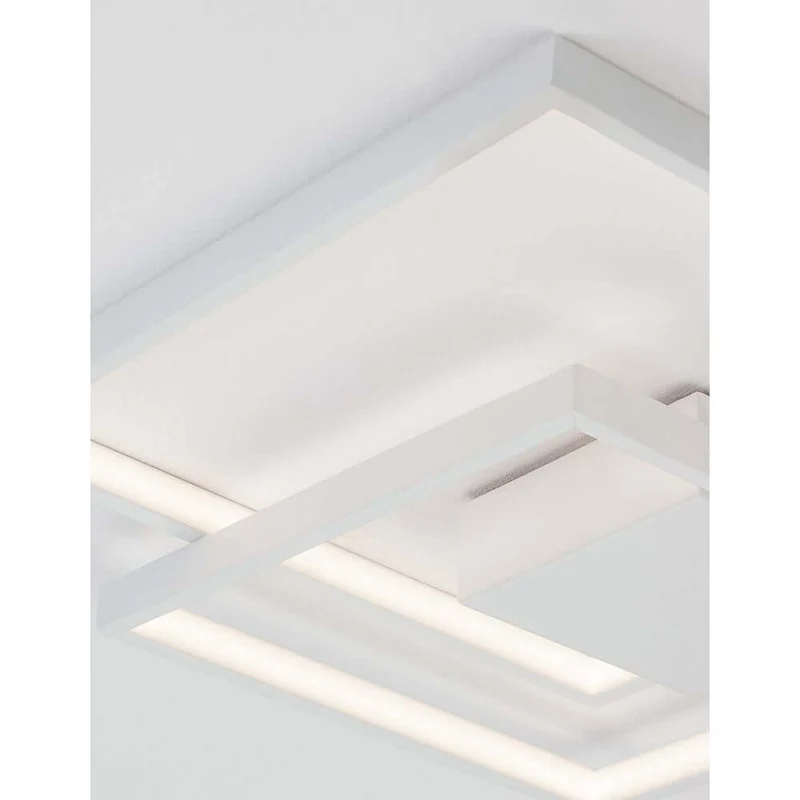 Porto LED Deckenleuchte Metall Weiß