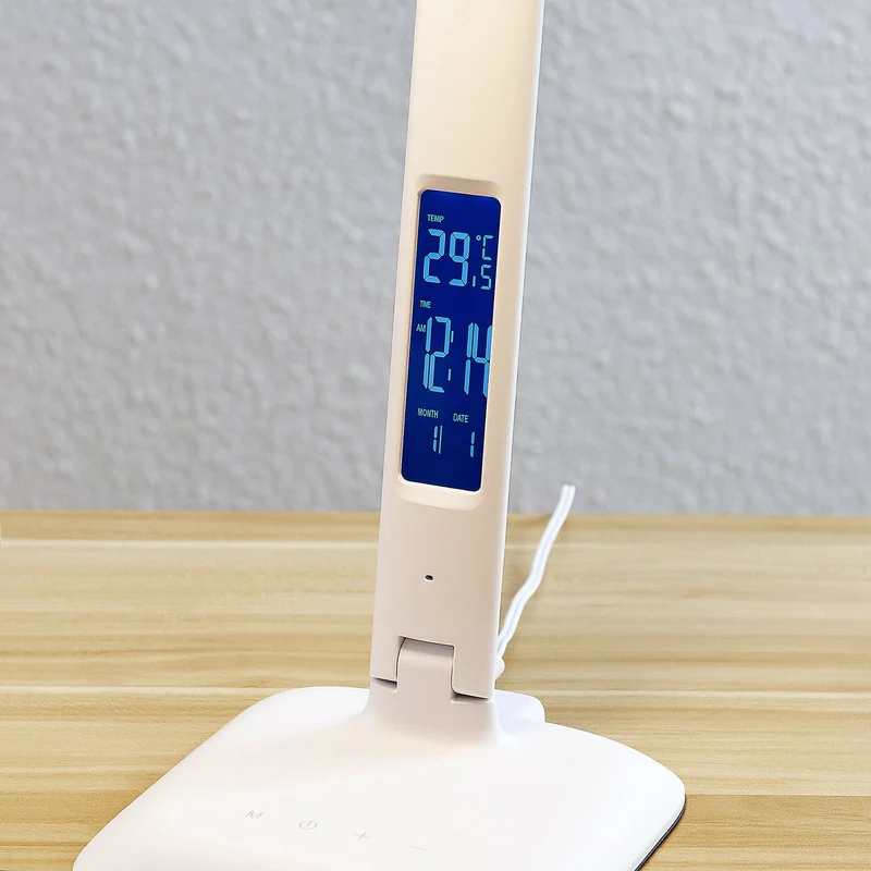 B-Ware Lindby Ludmilla LED-Tischlampe Display Schreibtischlampe Bürotischleuchte weiß