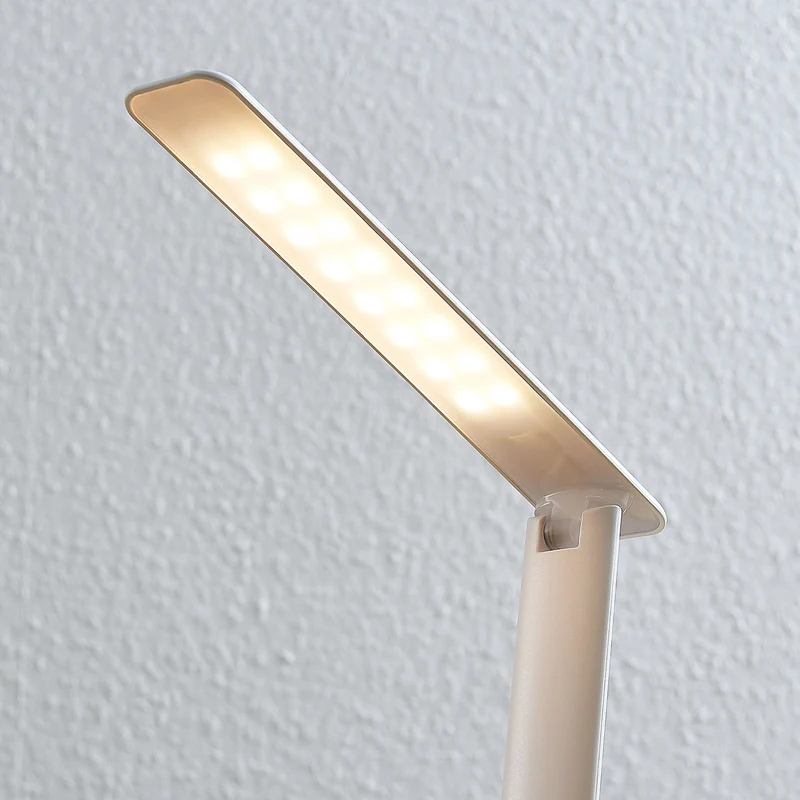B-Ware Lindby Ludmilla LED-Tischlampe Display Schreibtischlampe Bürotischleuchte weiß