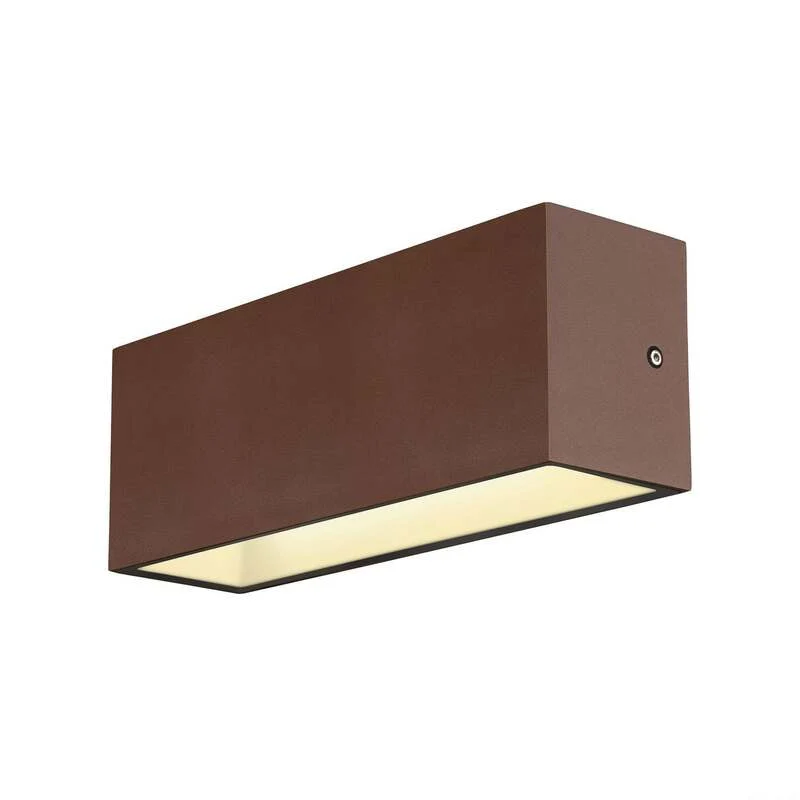 B-Ware SLV Sitra LED-Außenwandleuchte Wandleuchte Gartenleuchte Lampe up/down 30cm rost