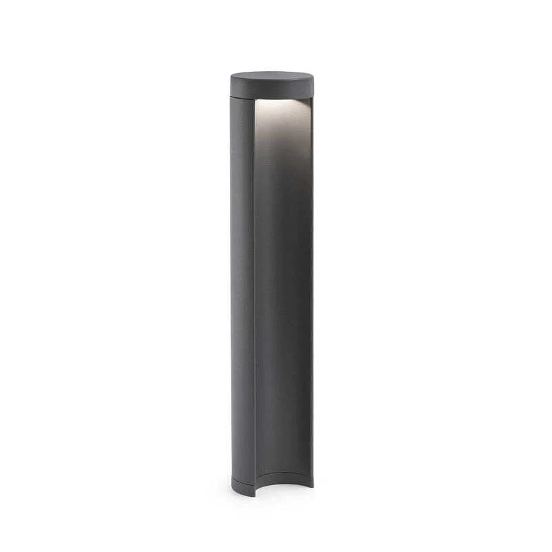 B-Ware FARO BARCELONA Pollerleuchte Bodenleuchte LED Chandra H45cm grau Aluminium