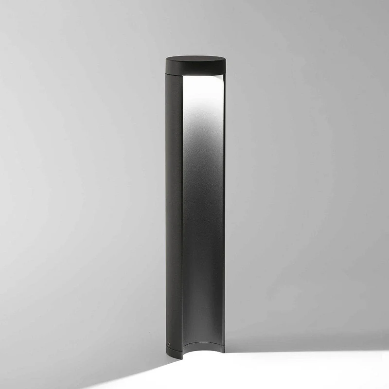 B-Ware FARO BARCELONA Pollerleuchte Bodenleuchte LED Chandra H45cm grau Aluminium
