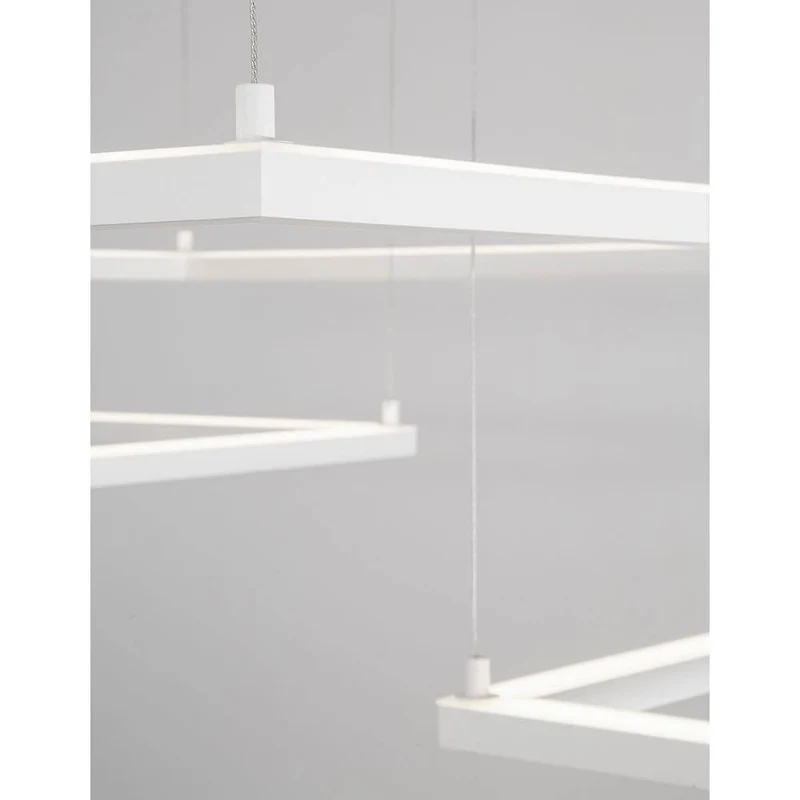 Eterna LED Hängelampe Quadratisch Weiß