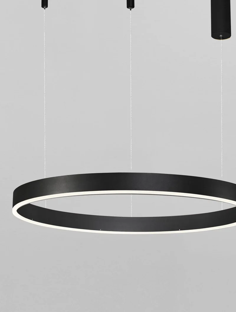 B-Ware Nova Luce Pendelleuchte Hängelampe Motif LED dimmbar gold Acryl opal matt
