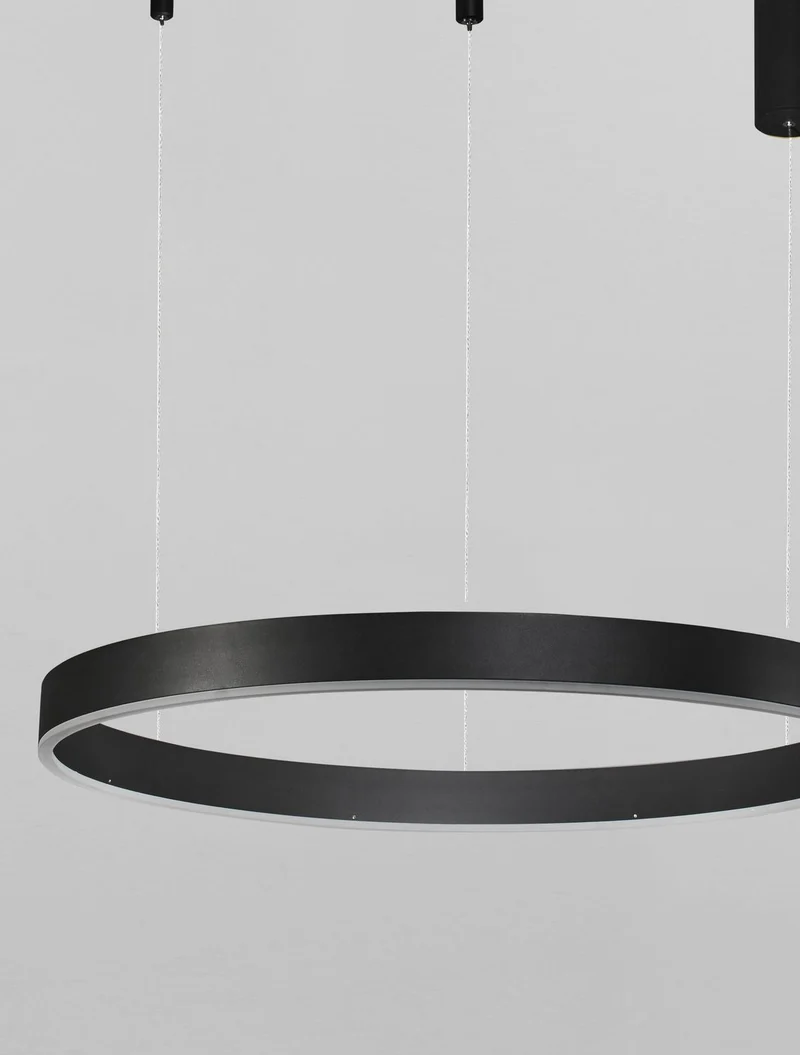 B-Ware Nova Luce Pendelleuchte Hängelampe Motif LED dimmbar gold Acryl opal matt