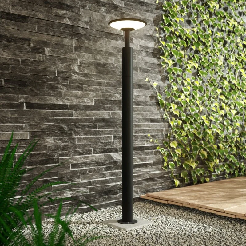 B-Ware Wegeleuchte Wegelampe LED Lucande Fenia Aluminium Schwarz 100cm IP65 SIEHE TEXT