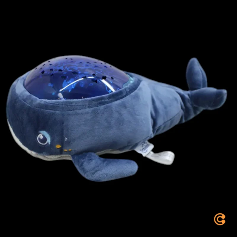 B-Ware Angelcare Nachtlicht Schlummerlicht Aqua Dream Wal Plüschtier Sound Projektion