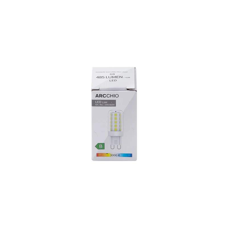3x B-Ware Arcchio LED-Leuchtmittel G9 3.000 K 2,6 W klar 485 lm Lampe Leuchte Spot 3 STÜCK