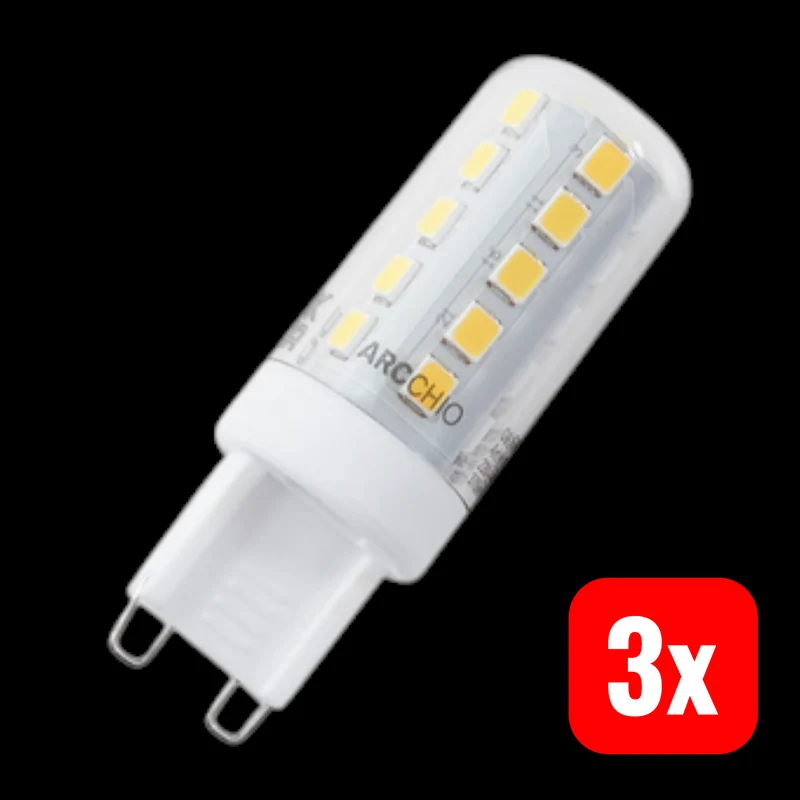 3x B-Ware Arcchio LED-Leuchtmittel G9 3.000 K 2,6 W klar 485 lm Lampe Leuchte Spot 3 STÜCK
