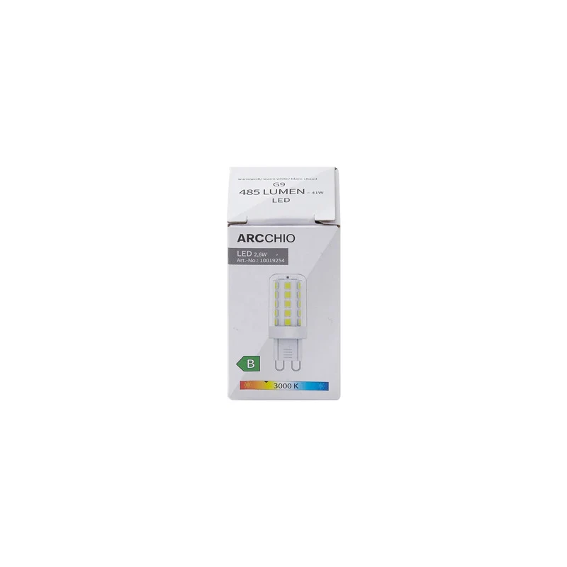 3x B-Ware Arcchio LED-Leuchtmittel G9 3.000 K 2,6 W klar 485 lm Lampe Leuchte Spot 3 STÜCK