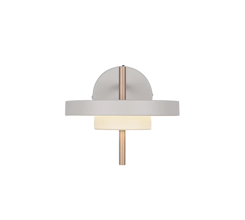 B-Ware Trio Wandleuchte Wandlampe LED KEATON Metall Warm Grey Schalter FLEXconnect
