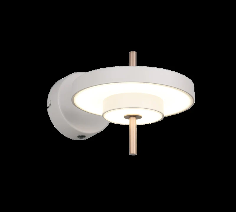 B-Ware Trio Wandleuchte Wandlampe LED KEATON Metall Warm Grey Schalter FLEXconnect