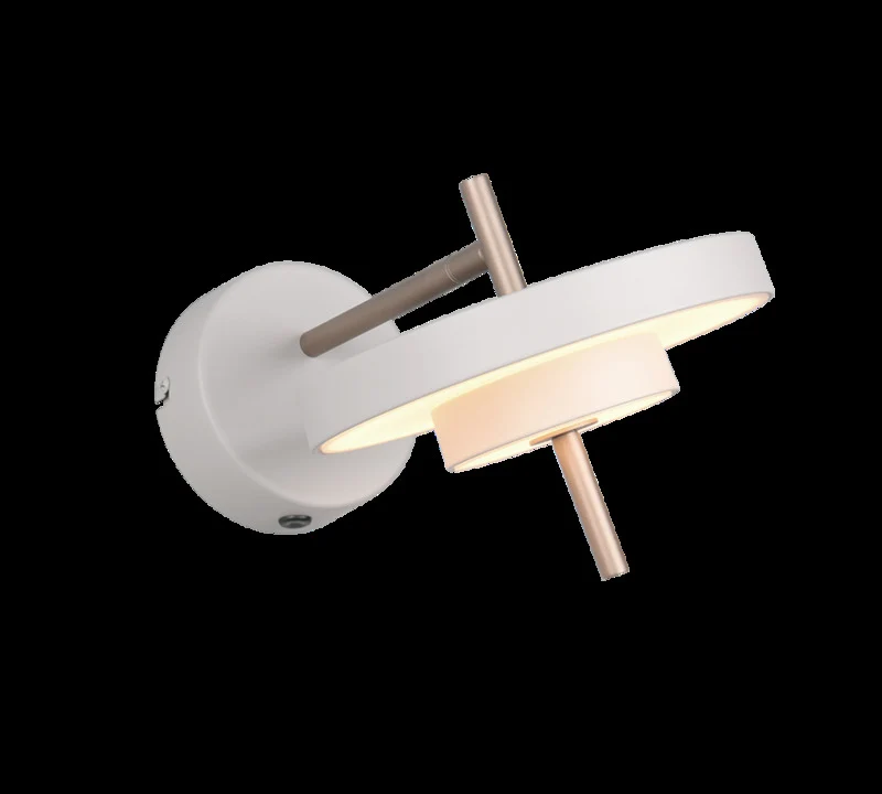 B-Ware Trio Wandleuchte Wandlampe LED KEATON Metall Warm Grey Schalter FLEXconnect