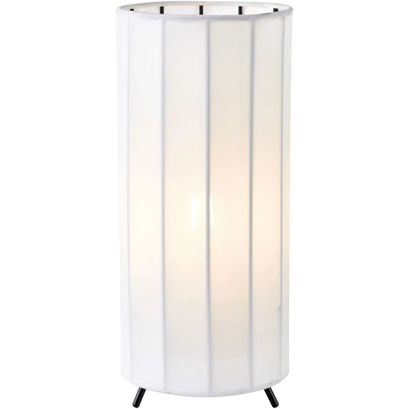 B-Ware Markslöjd Tischlampe Leuchte Hikari Tisch Lampe Stoff Metall weiß 31,5 cm E27