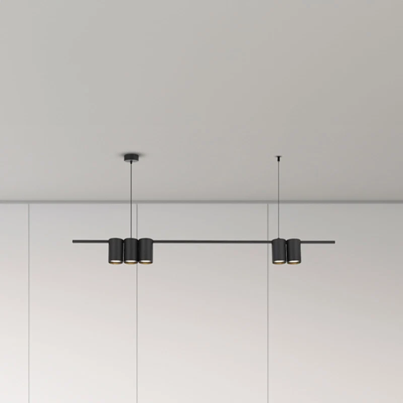 B-Ware Genesis Hängeleuchte Pendelleuchte Lampe schwarz Aluminium Wohnzimmer 100 cm