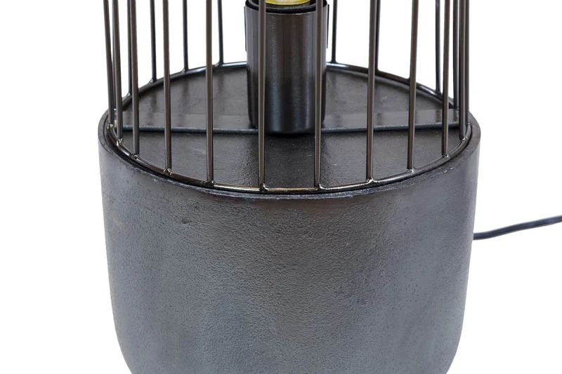 Tischleuchte ANIKA 1-flammig Farbton Black Nickel