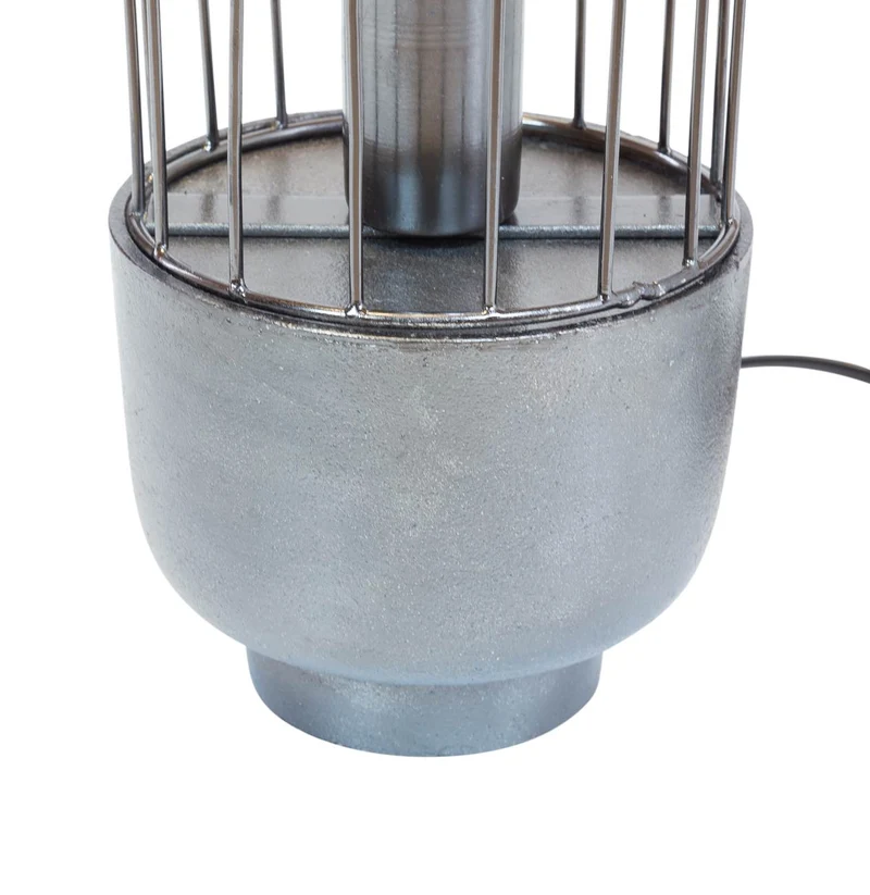 Tischleuchte AMILIA 1-flammig Farbton Black Nickel