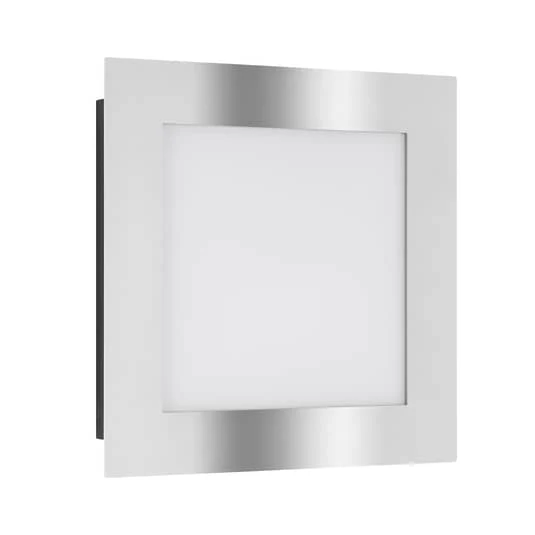 B-Ware LCD Außenwandleuchte Aussenlampe LED Bewegungsmelder Edelstahl gebürstet weiß sc