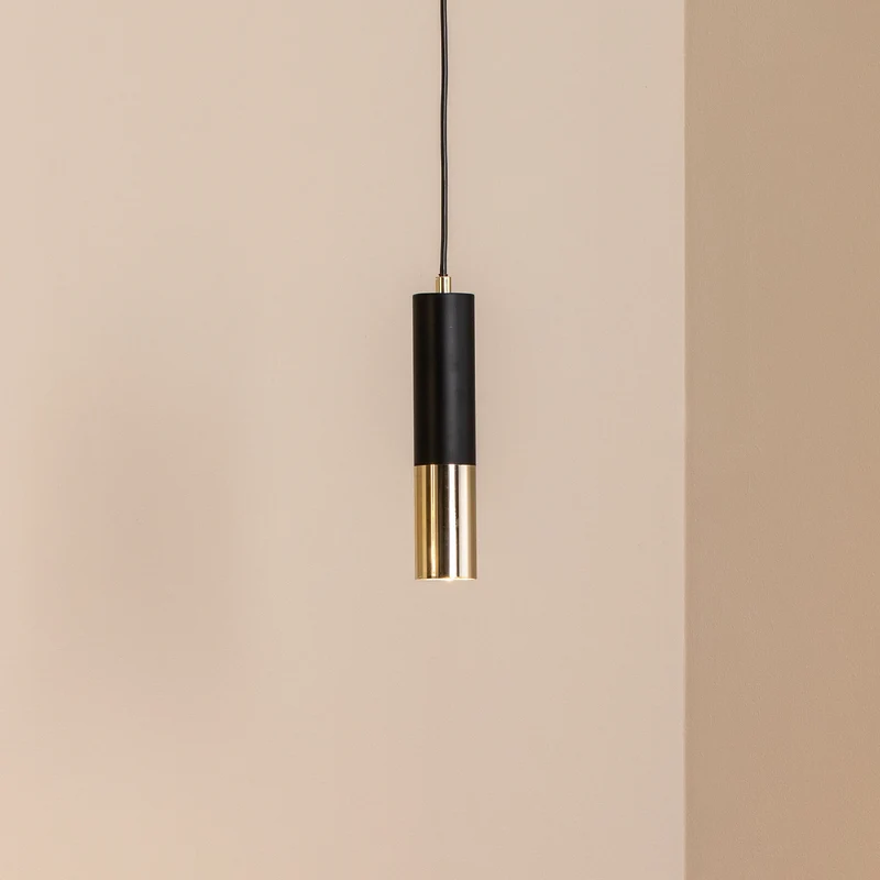B-Ware Hängeleuchte Orino Pendelleuchte Metall schwarz gold LED Lampe SIEHE TEXT/FOTO