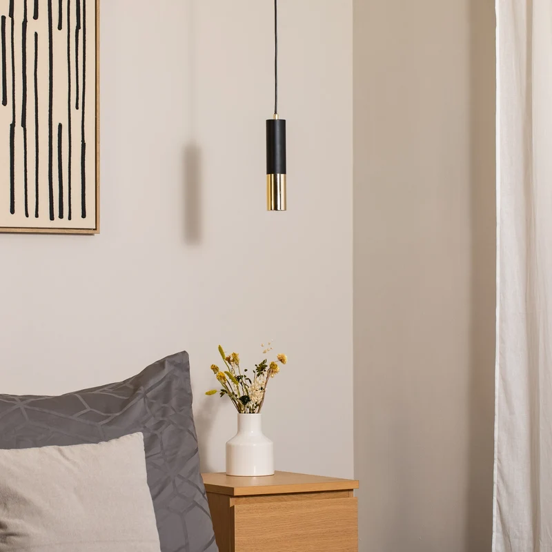 B-Ware Hängeleuchte Orino Pendelleuchte Metall schwarz gold LED Lampe SIEHE TEXT/FOTO