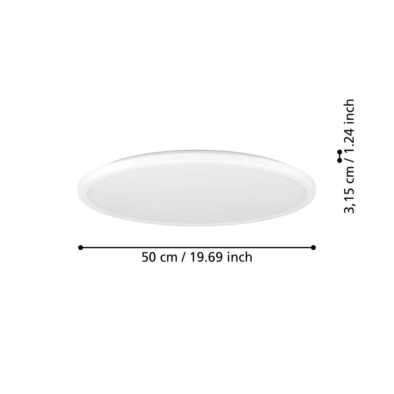 B-Ware EGLO connect LED-Deckenlampe Smart Home Rovito-Z weiß Ø50cm SIEHE TEXT