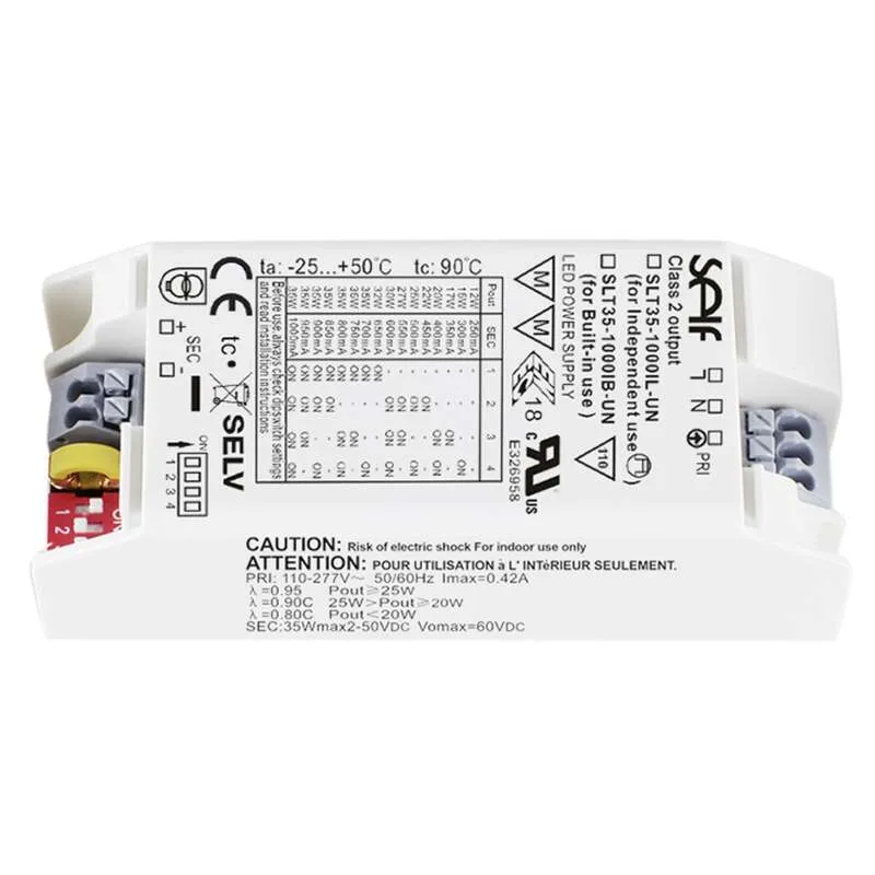 B-Ware Self Electronics LED-Treiber Netzteil LED Stromversorgung Konstantstrom Grau