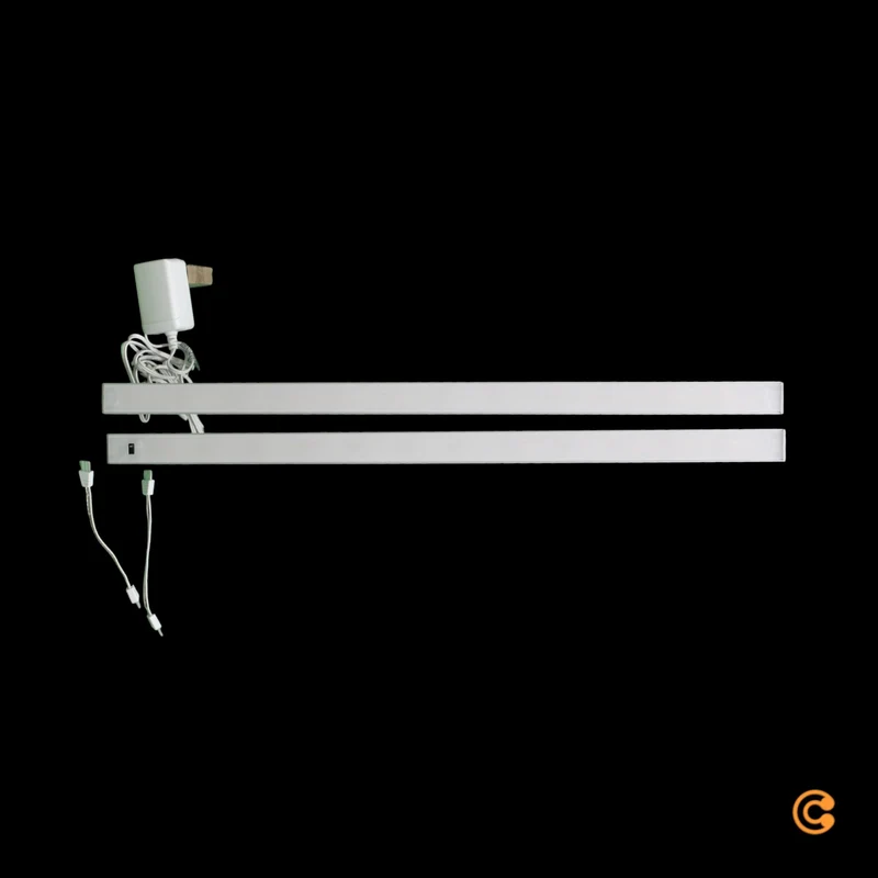 B-Ware Paulmann Unterbauleuchte Möbelleuchte Inline chrom Sensor 55 cm 2er Starterset