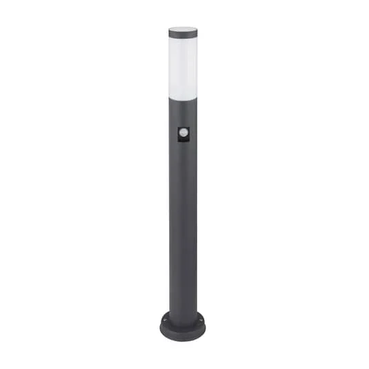 B-Ware Globo Wegeleuchte Boston H 80 cm mit Sensor anthrazit Sockelleuchte Gartenlampe