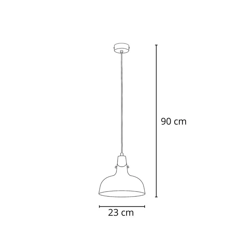 B-Ware Hängeleuchte Pendelleuchte Solo Gem hellblau Metall Ø 23 cm E27 LED Leuchte