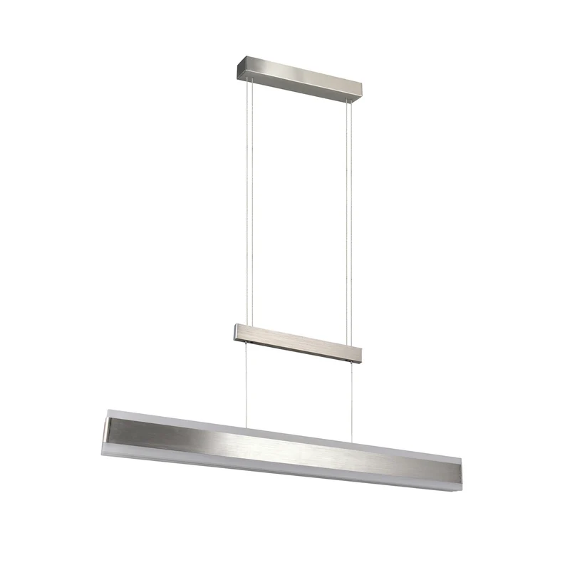 B-Ware Trio Lighting Hängelampe Pendelleuchte LED Arcola Nickel Touchdimmer