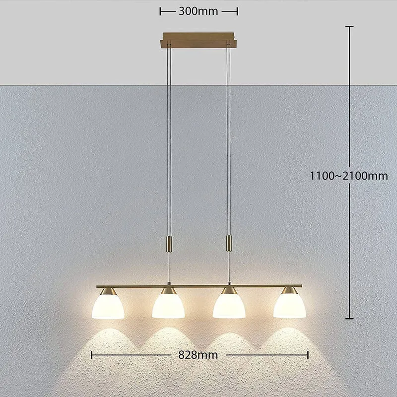 B-Ware Lindby LED-Hängeleuchte Cersei Deckenlampe Pendelleuchte Lampe Leuchte mess67