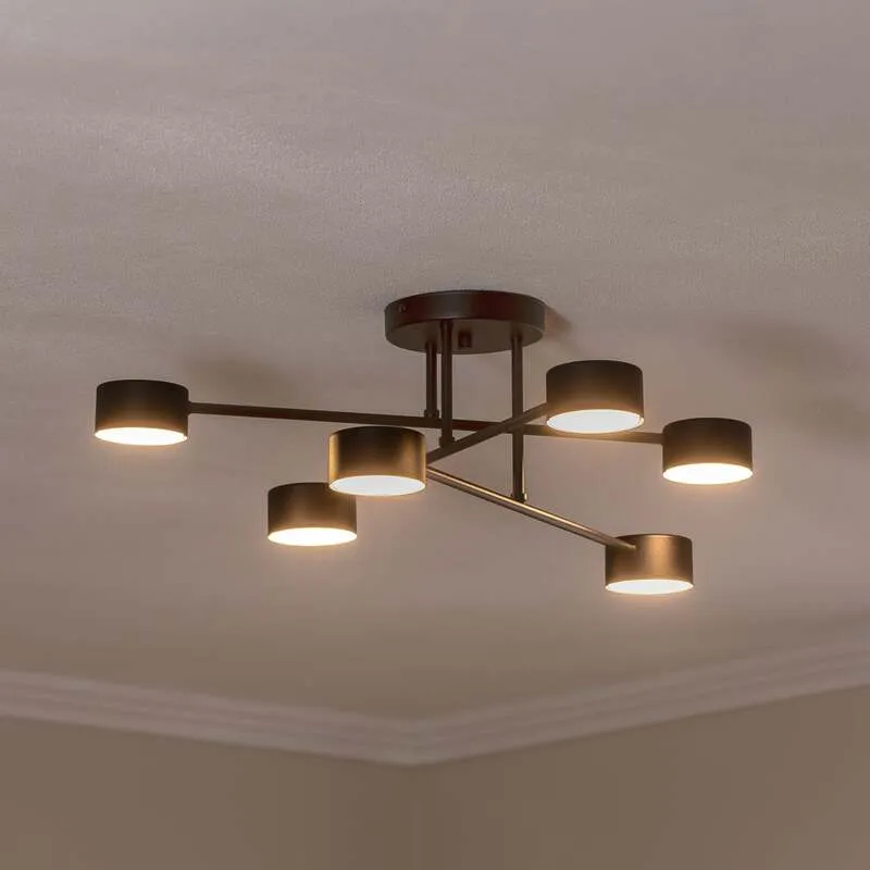 B-Ware emibig Deckenleuchte Modus 6 Stahl GX53 schwarz Lampe Leuchte SIEHE TEXT/FOTO