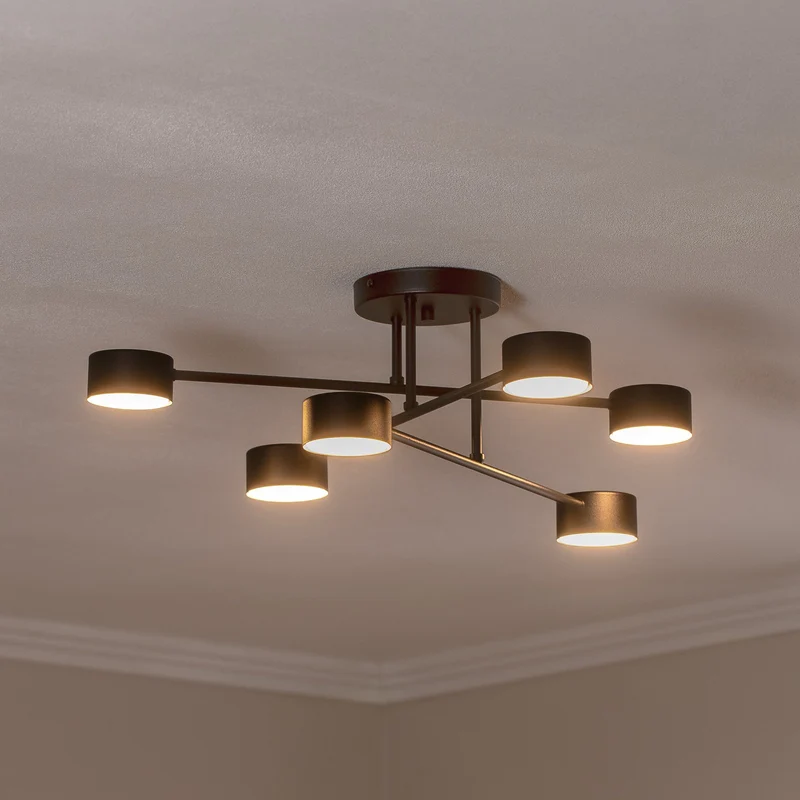 B-Ware emibig Deckenleuchte Modus 6 Stahl GX53 schwarz Lampe Leuchte SIEHE TEXT/FOTO
