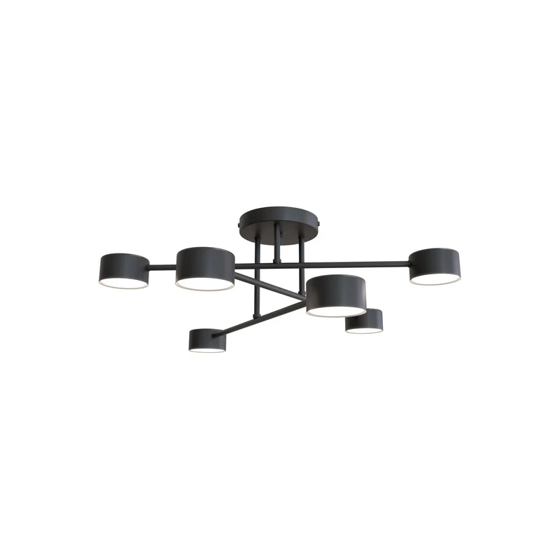 B-Ware emibig Deckenleuchte Modus 6 Stahl GX53 schwarz Lampe Leuchte SIEHE TEXT/FOTO